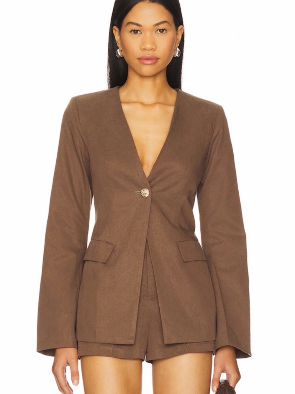 Fitted Blazer in Coffee by SNDYS